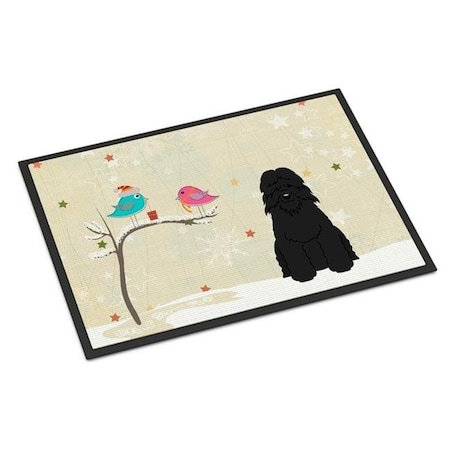 Carolines Treasures Carolines Treasures BB2546JMAT Christmas Presents Between Friends Bouvier Des Flandres Indoor or Outdoor Mat; 24 x 0.25 x 36 in. BB2546JMAT